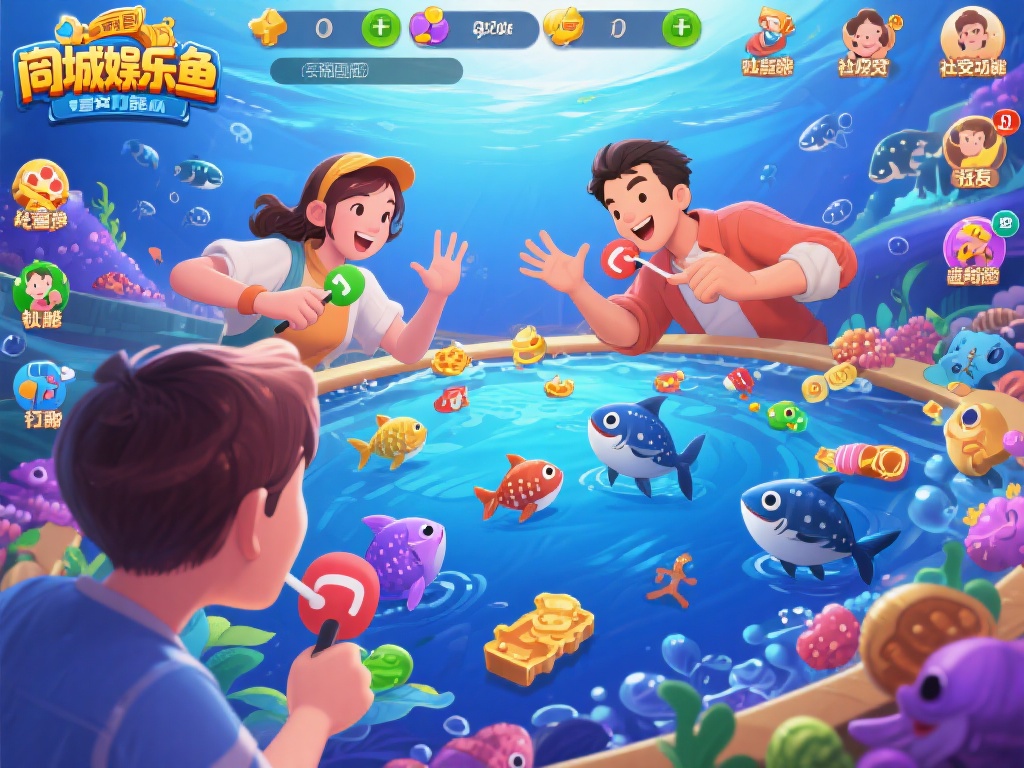 更重要的是，同城娱乐捕鱼的社交功能打破了传统游戏的